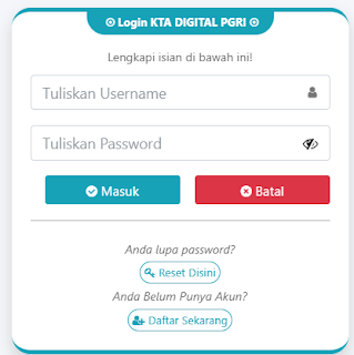 Register PGRI Sulbar - Persatuan Guru Republik Indonesia Cabang Sulbar